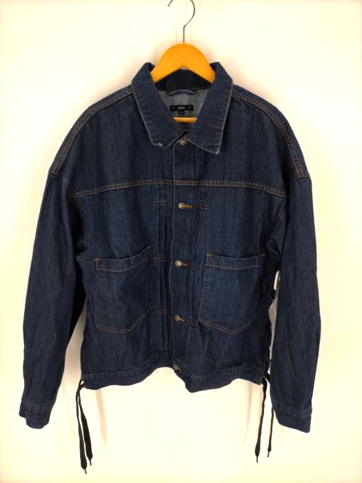 actm（アクトム） 21AW ビッグシルエット サイドZIP デニムジャケット メンズ アウター