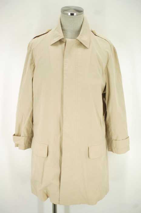 A.P.C. （アー・ペー・セー） エポレット付き比翼コットンステンカラーコート メンズ アウター