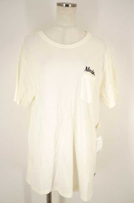 AFENDS（アフェンズ） ヘンプ混ロゴ胸ポケットTシャツ メンズ トップス