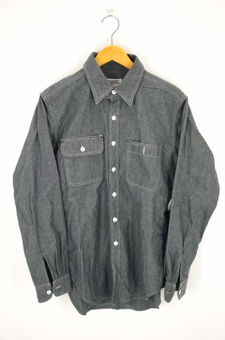 Engineered Garments WORKADAY（エンジニアードガーメンツ） アシンメトリーポケットシャンブレーシャツ ワークシャツ メンズ トップス