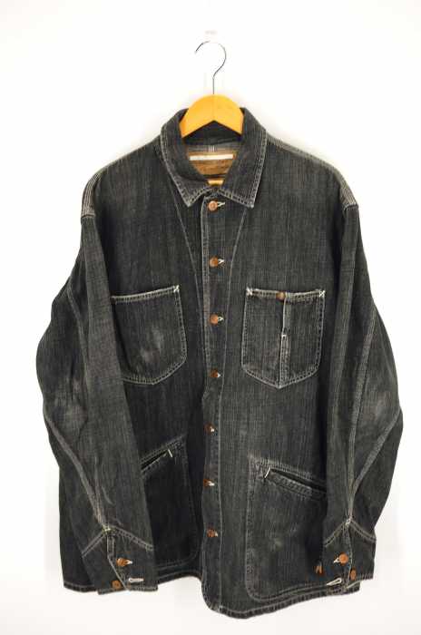 SWAGGER(スワッガー) ウォッシュド加工デニムカバーオール メンズ アウター