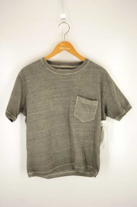 MHL. （エムエイチエル） ムラ染めポケット半袖Tシャツ メンズ トップス