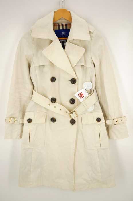 BURBERRY BLUE LABEL（バーバリーブルーレーベル） 裏地ノバチェックコットントレンチコート レディース アウター