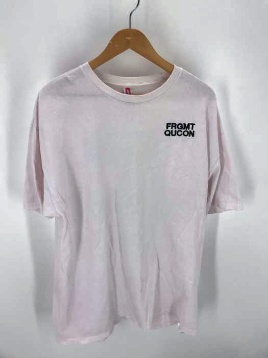 QUCON（キューコン） オフィシャルロゴ刺繍Tシャツ メンズ トップス