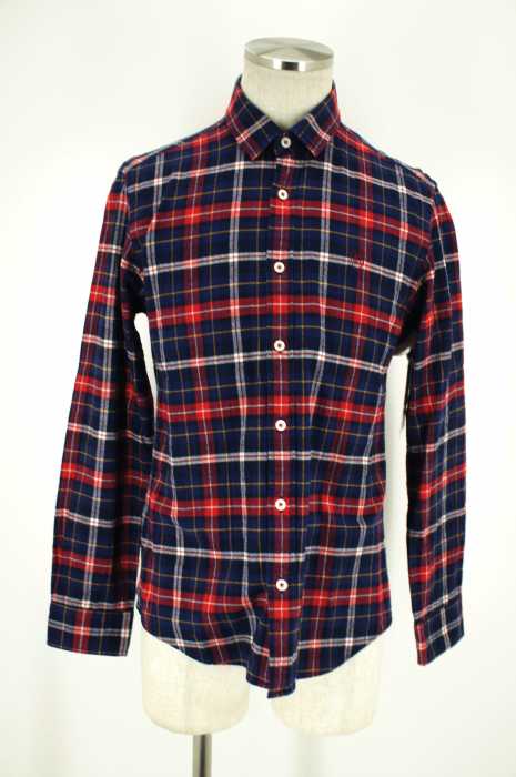 BURBERRY BLACK LABEL CRESTBRIDGE （バーバリー ブラックレーベル クレストブリッジ） チェックネルシャツ メンズ トップス