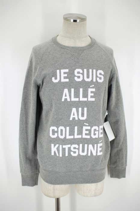 MAISON KITSUNE　（メゾンキツネ） プリントスウェットプルオーバー	 メンズ トップス