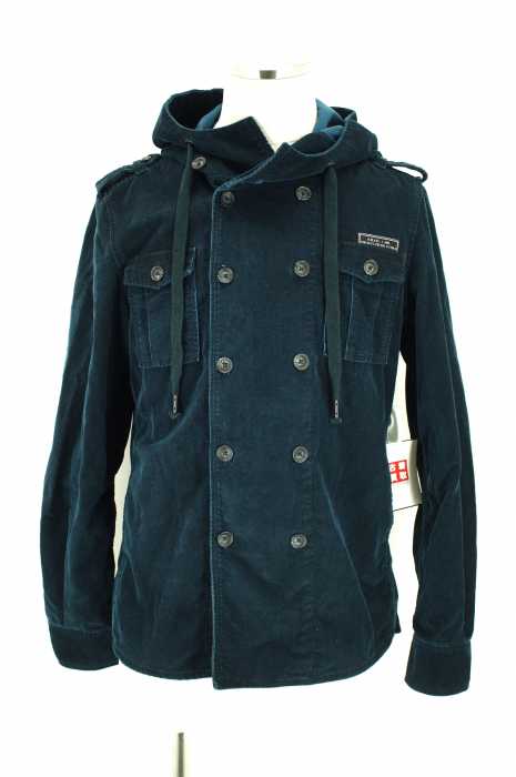 DIESEL （ディーゼル） コーデュロイフーディージャケット メンズ アウター