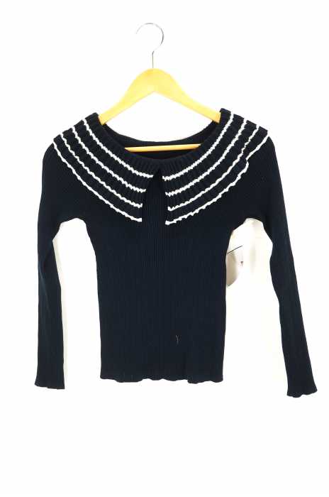 IENA (イエナ) 18ss フリルカラーリブニット レディース トップス