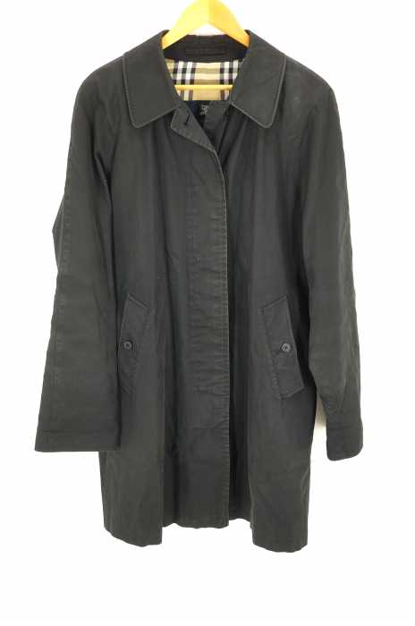 BURBERRY LONDON（バーバリーロンドン） ノバチェック裏地 比翼ステンカラーコート レディース アウター
