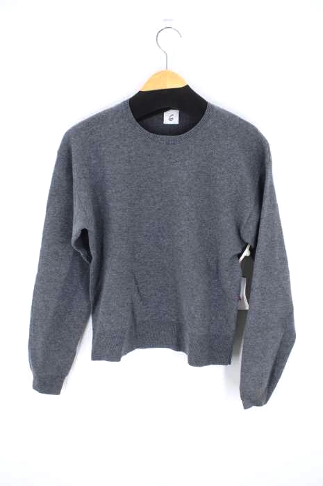 6（ROKU） BEAUTY＆YOUTH UNITED ARROWS（ロクビューティーアンドユースユナイテッドアローズ） COTTON WOOL RIB CREW NECK PULLOVER/ニット レディース トップス