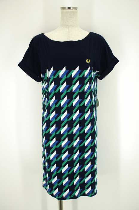 FRED PERRY (フレッドペリー) ハウンドトゥース ワンピース レディース ワンピース