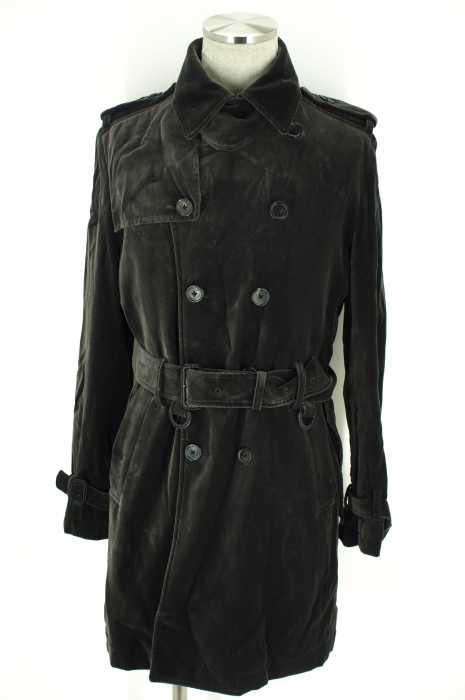 KATHARINE HAMNETT LONDON（キャサリンハムネットロンドン） ベロアトレンチコート メンズ アウター