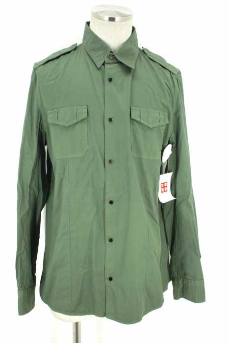 junhashimoto （ジュンハシモト） 14SS　フレンチフロントミリタリーシャツ メンズ トップス