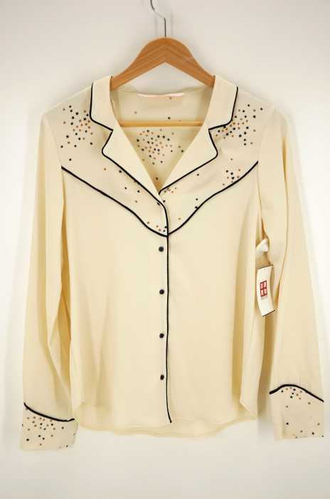 ZARA BASIC（ザラベーシック） ポリエステルオープンカラーシャツ レディース トップス