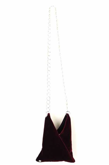 MM6（エムエムシックス） Cross-body Bags ベロアチェーンバッグ レディース バッグ