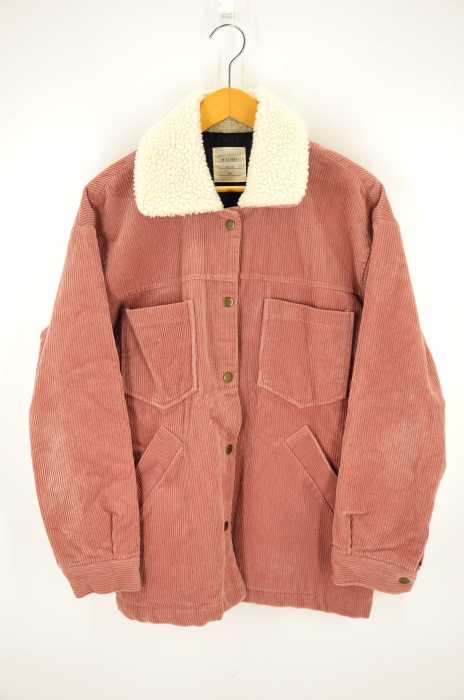 w closet (ダブルクローゼット) コーデュロイ襟ボアジャケット レディース アウター