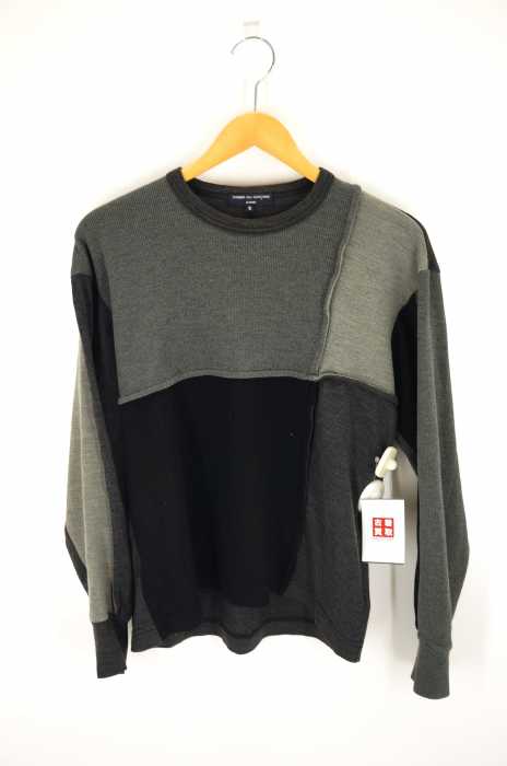 COMME des GARCONS HOMME （コムデギャルソンオム） AD2006 切替ハイゲージニット メンズ トップス