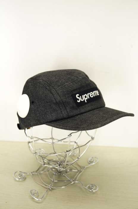 Supreme (シュプリーム) Denim Croc Strap Camp Cap メンズ 帽子