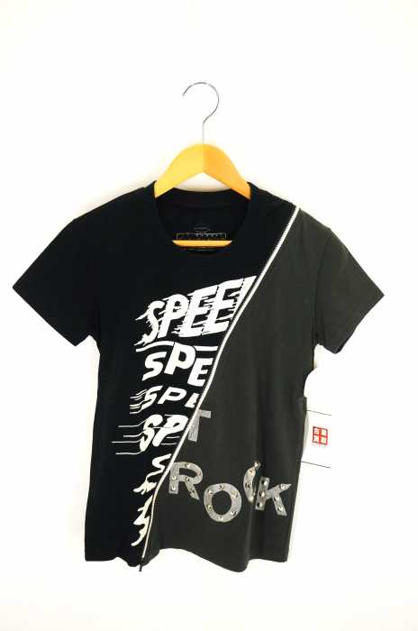 Connectee（コネクティー） スタッズジッパーTシャツ レディース トップス