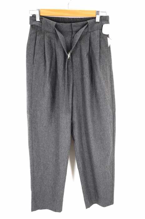 M/M ATTACHMENT（エムエムアタッチメント） ベルト付きカシミヤ混スラックスパンツ レディース パンツ