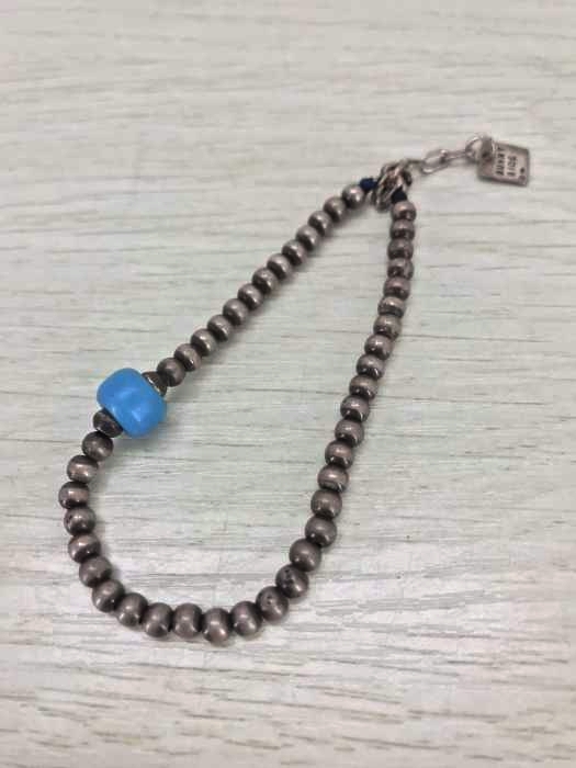 on the sunny side of the street() Small Silver Beads Bracelet メンズ アクセサリー