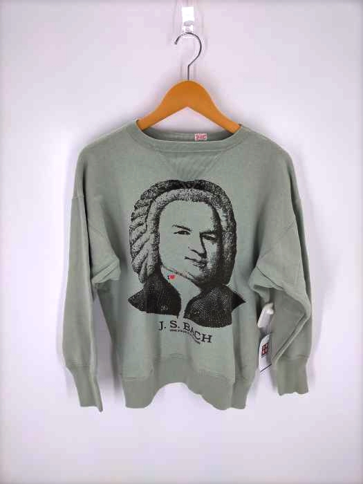 YOUNG&OLSEN(ヤングアンドオルセン) LOOP WHEELD PRINT SWEAT バッハプリントスウェット メンズ トップス