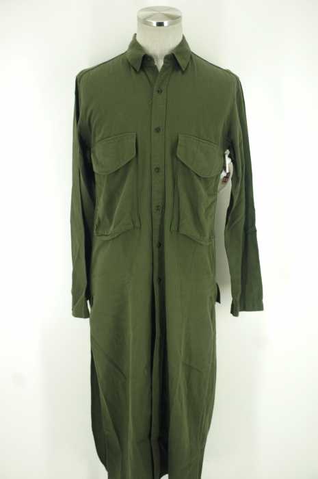 MIHARA YASUHIRO (ミハラヤスヒロ) 16SS ロングミリタリーシャツ メンズ トップス
