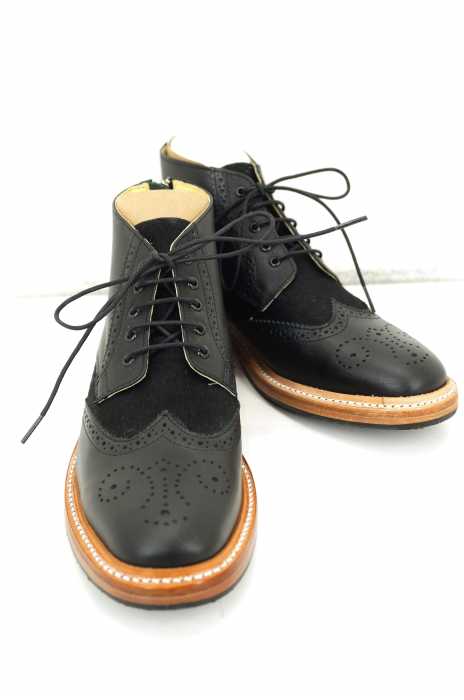 CAMINANDO （カミナンド） Mid Cut Wing Tip Boots ミッドカットウイングチップブーツ メンズ シューズ