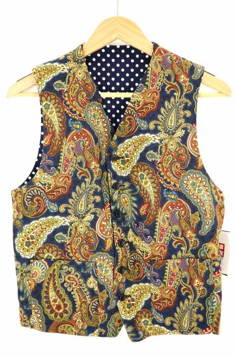 Engineered Garments（エンジニアードガーメンツ） REVERSIBLE PAISLEY DOT VEST リバーシブル ペイズリー ドット メンズ トップス
