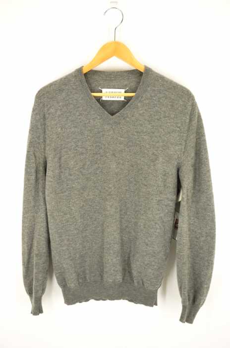 Maison Martin Margiela （メゾンマルタンマルジェラ） 14 エルボーパッチVネックニット メンズ トップス