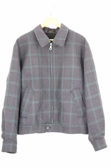 tone (トーン) ZIP UP BLOUSON GLEN CHECK ジップアップブルゾン