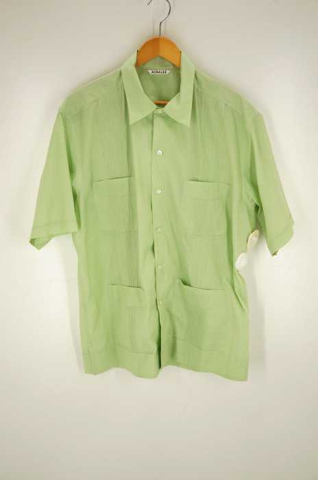 AURALEE （オーラリー） FINX STRIPE CUBA SHIRTS メンズ トップス