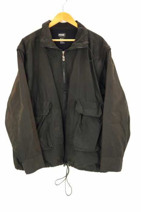 PING COLLECTION(ピンコレクション) 2WAY コットンナイロンジップブルゾン メンズ アウター