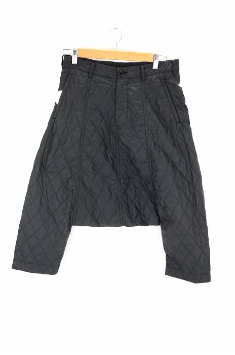BLACK COMME des GARCONS (ブラックコムデギャルソン) AD2016 16AW キルティングサルエルパンツ メンズ パンツ