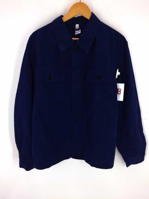USED古着（ユーズドフルギ） euro cotton herringbone twill work shirt メンズ トップス