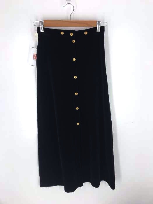 SONIA RYKIEL（ソニアリキエル） 前釦ベロアスカート レディース スカート