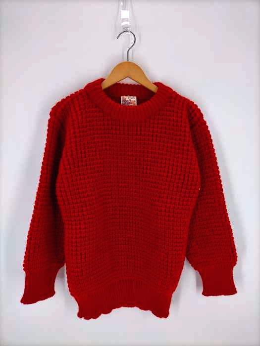 DECK HAND（デックハンド） POPCORN CREW NECK ポップコーン ラグランクルーネックニット メンズ トップス