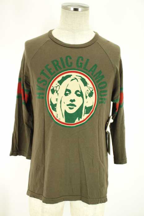 HYSTERIC GLAMOUR (ヒステリックグラマー) プリントラグランカットソー メンズ トップス
