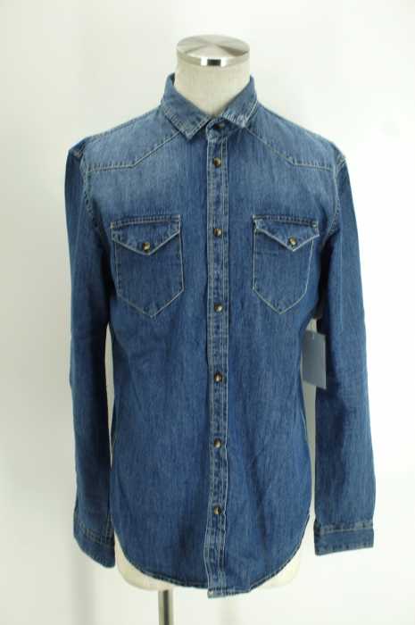 ZARA MAN BASIC () 加工ウエスタンシャツ メンズ トップス