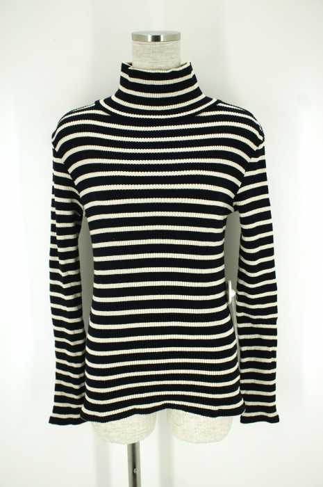 BEAUTY & YOUTH UNITED ARROWS （ビューティーアンドユースユナイテッドアローズ） ハイネックボーダーサーマルカットソー レディース トップス