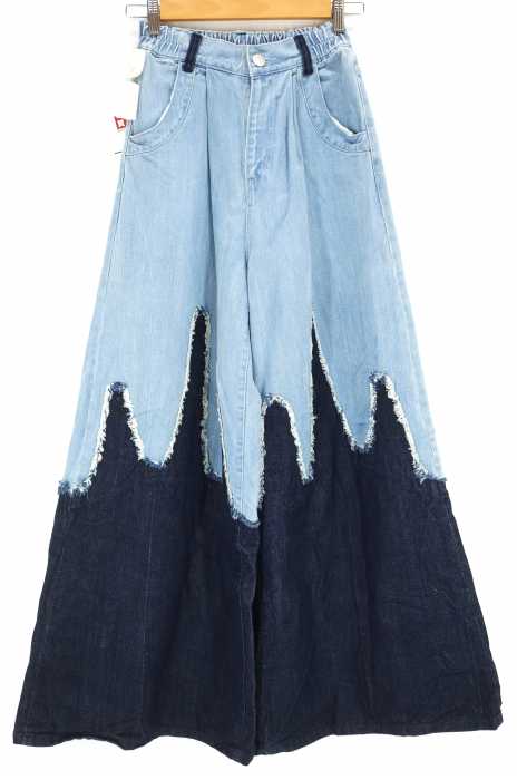 Pameo Pose (パメオポーズ) SAGURADA FAMILIA DENIM WIDE レディース パンツ