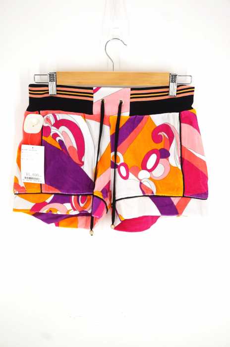 EMILIO PUCCI （エミリオプッチ） 総柄ベロアショートパンツ レディース パンツ