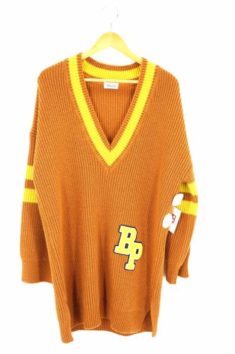 BAUM UND PFERDGARTEN （バウムウンドヘルガーデン） 【ランウェイ使用モデル】Colenso Sweater  オーバーサイズBPワッペンニット レディース トップス