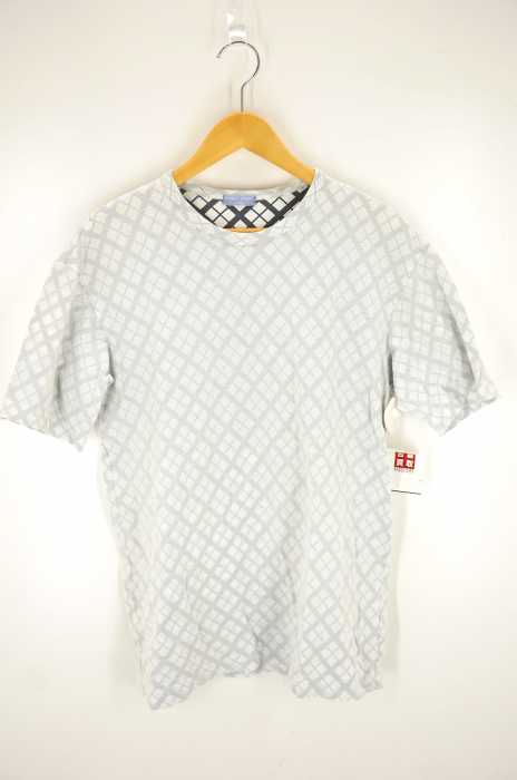 COMME des GARCONS HOMME （コムデギャルソンオム） AD2001 裏地格子柄半袖Tシャツ メンズ トップス