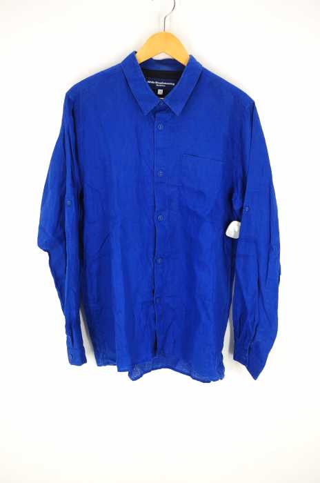 WHITE MOUNTAINEERING（ホワイトマウンテニアリング） 18SS  Square Shirt  ボックスシルエットリネンシャツ メンズ トップス