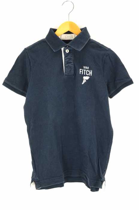 Abercrombie & Fitch(アバクロンビーアンドフィッチ) 胸ロゴ刺繍ポロシャツ メンズ トップス