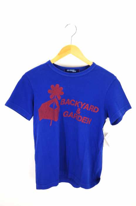 JUNYA WATANABE COMME des GARCONS MAN PINK （ジュンヤワタナベコムデギャルソンマンピンク） AD2011 12SS BACKYARD & GARDEN 製品染 クルーネックTシャツ レディース トップス