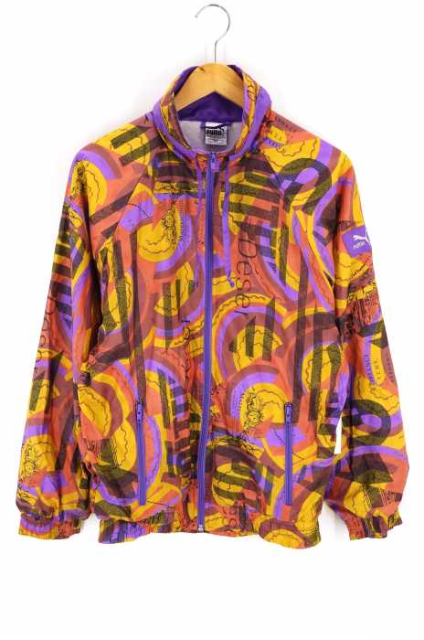 PUMA（プーマ） 90s 総柄ナイロンジャケット メンズ アウター