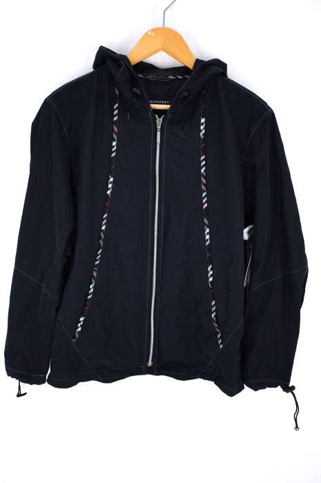 BURBERRY BLACK LABEL（バーバリーブラックレーベル） ナイロンフルジップフーデットジャケット メンズ トップス