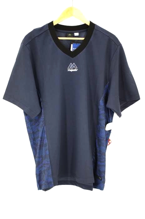 MAJESTIC(マジェスティック) PISTE CAMO-COMBI SS VNECK メンズ トップス